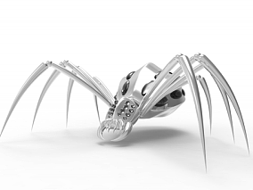 蜘蛛 钢铁蜘蛛 机械蜘蛛 犀牛模型