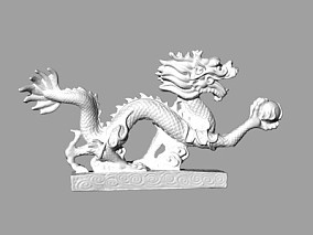 龙 雕刻产品 犀牛模型
