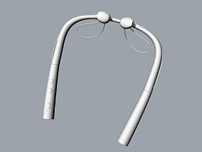 骨传导耳机 3D模型  犀牛模型 数码配件