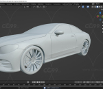 奔驰 轿车 汽车 高精度 3D模型 多种文件格式
