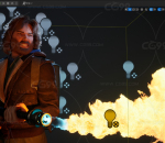 UE4/UE5 写实人物 西方男性角色 大胡子 冒险家 探险家 火焰枪
