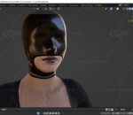 蝙蝠侠 写实人物 带绑定 3D模型 次时代 面具人 皮衣女