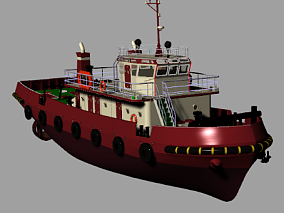 船29米拖船模型
