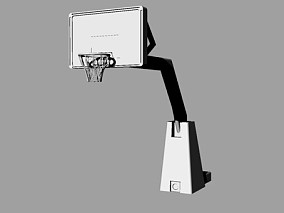 篮球架 犀牛模型 场景部件