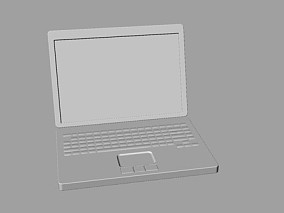 笔记本 电脑 犀牛模型