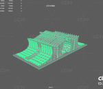 太空基地【4K贴图】写实 科幻建筑  未来城市
