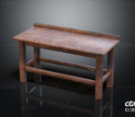 旧桌子 工作凳 桌子 木桌 课桌 饭桌