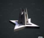 星星未来大厦 城市 太空基地【4K贴图】写实 科幻建筑