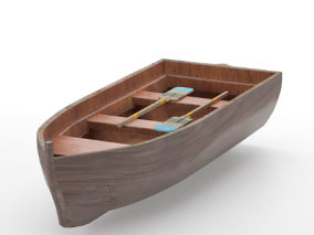 木舟 木艇 划艇 写实木舟