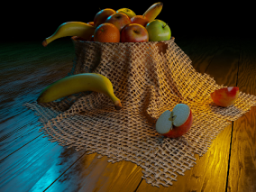 果篮 水果 写实水果 生鲜水果