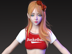 篮球宝贝女运动员美萝莉