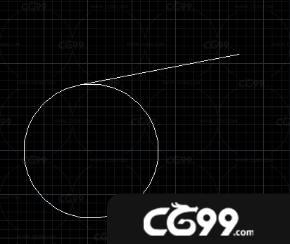 怎么使用CAD绘制圆的切线