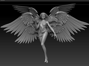 天使cg模型
