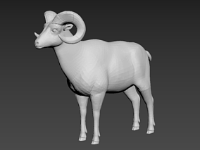 山羊3D模型（打印）