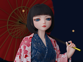 日系少女模型