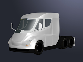 创意卡车头3D模型