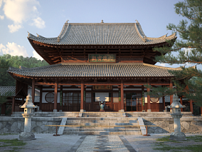 宫殿 佛教  古建筑 模型