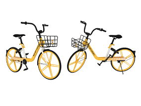 共享单车 美团共享单车 小黄车 自行车