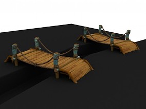 吊桥3d模型