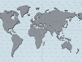 板块地图 世界地图 亚欧大陆 地壳运动地球