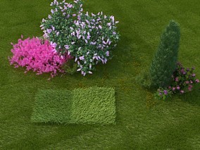 草地3d模型