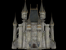 城堡  宫殿 cg模型