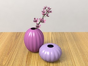 工艺品瓶子花瓶瓷器模型3D模型