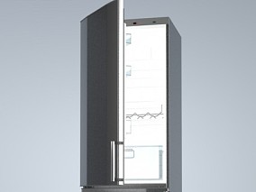 C4D模型，电冰箱 3d模型