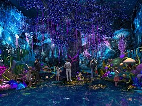 海底森林展厅3D模型