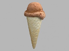 奶油冰淇淋3D模型