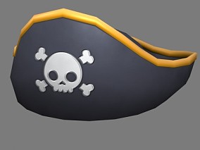 卡通海盗帽CG模型