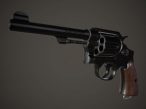 SW1917左轮手枪CG模型