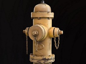 复古 消防栓 3d模型