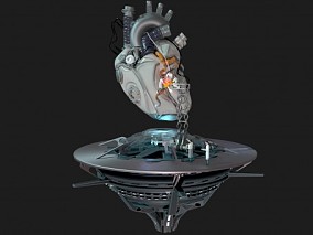 机械心脏人工心脏CG模型