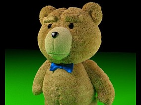泰迪熊 3d模型