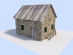 石材老房子CG模型