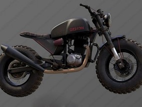 摩托车 3d模型