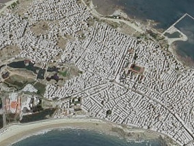 莆田市湄洲岛国家旅游度假区 福建数字城市3d模型 建筑规划鸟瞰 3d模型