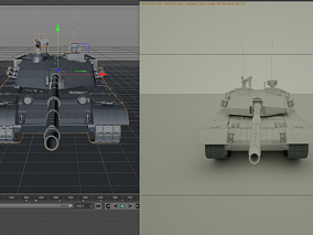 坦克 3d模型