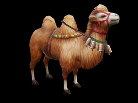 骆驼 沙漠骆驼  3d模型