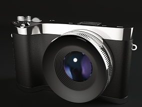 胶卷数码相机 单反 手持相机 旅游 胶卷 底片 摄影 摄像机 3d模型