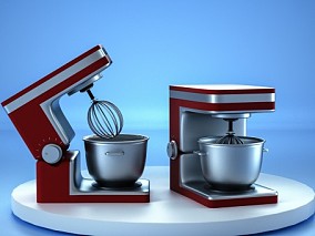 厨师机 和面机 奶油机 电动打蛋器 家用 台式搅拌器 3d模型
