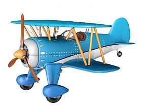 小型飞机3D模型
