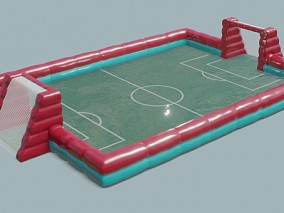 充气足球场 儿童足球场 3D模型
