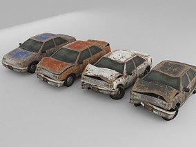 废旧汽车3D模型