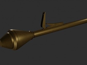 RPG火箭筒 武器 军队 战争 游戏 3d模型