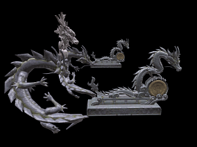 3D模型 写实龙 龙