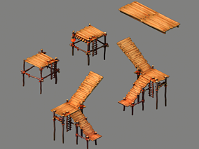 3D模型 木板迷宫