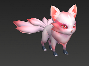 九尾狐 3D模型 狐狸