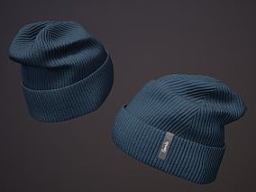 PBR 冬帽 帽子 针织帽 毛线帽 保暖帽 时尚帽子 男士帽子 3d模型